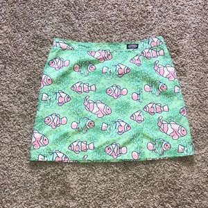 Vintage Vineyard Vines Fish Swim Skirt Sz S